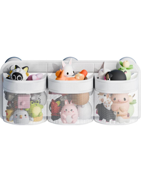 Soporte de Almacenamiento de Juguetes para Baño Y.duck 59x24.9cm