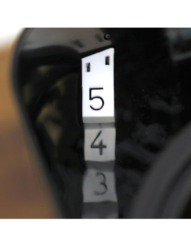 Cafetera de Goteo Mini Capresso 5 Tazas Negra Acero