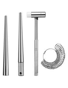 Juego de Herramientas de Medición de Anillo C&T 4 Piezas