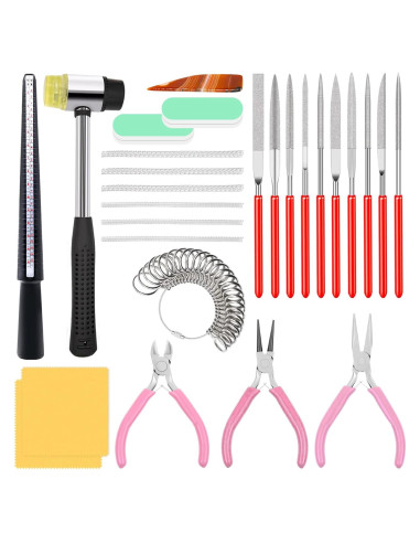 Juego de Herramientas para Joyeros 27 Piezas Yauhar
