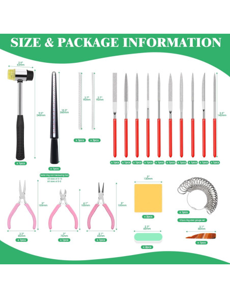 Juego de Herramientas para Joyeros 27 Piezas Yauhar