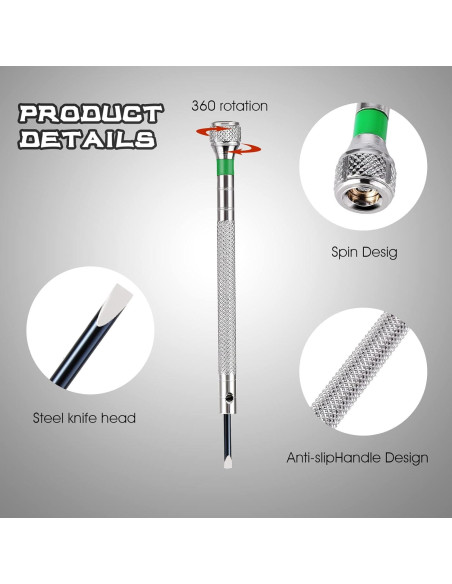 Juego de Destornilladores Teaaha 13PCS Precisión 0.6-2.0mm