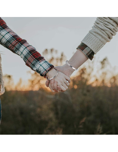 18 Pulseras Ajustables Hicarer de Acero Inoxidable DIY 16 cm