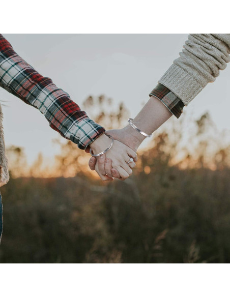 18 Pulseras Ajustables Hicarer de Acero Inoxidable DIY 16 cm