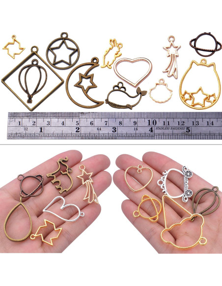 100g Marcos Bezel Abiertos Hmjpng para Joyería DIY