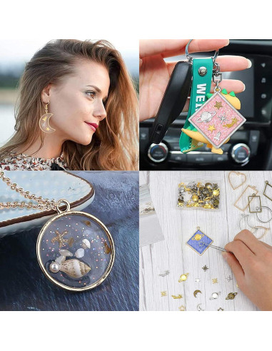 100g Marcos Bezel Abiertos Hmjpng para Joyería DIY