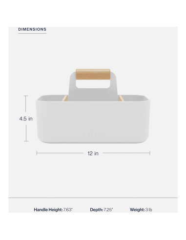 Caddy Multiusos Lalo Coco - Organizador Ajustable 1.21 kg