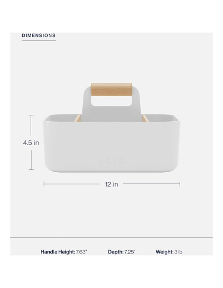 Caddy Multiusos Lalo Coco - Organizador Ajustable 1.21 kg