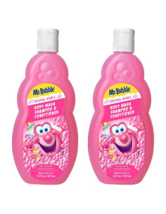 Mr. Bubble Champú 3en1 Hipoalergénico Aroma Chicle 473ml x2