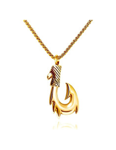 Collar de Urna de Cremación Anzuelo Maori LuxglitterLin 55 cm