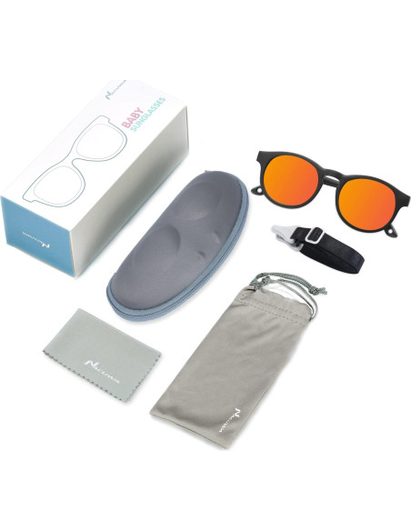 Gafas de sol Nacuwa para bebés UV400 Polarizadas 0-24 meses