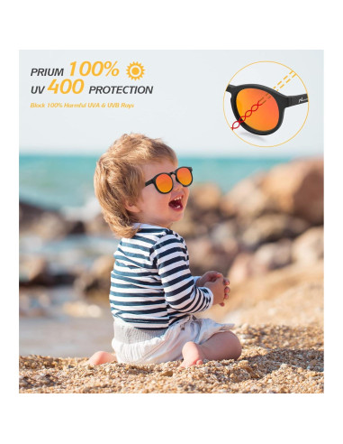 Gafas de sol Nacuwa para bebés UV400 Polarizadas 0-24 meses