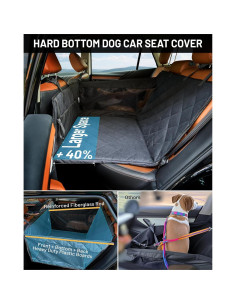 Asiento de Coche para Perros PAWPROVED PP1121 Impermeable Grande 2