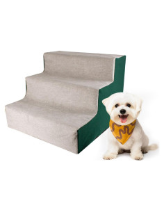Escalera para Perros LESYPET 3 Pasos Antideslizante Verde 30 cm