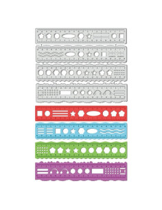 Troqueles de Corte Metálicos UNICRAFTALE 4Pcs Regla Irregular