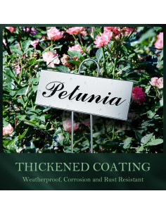 Paquete de 30 Etiquetas de Metal Cureder para Jardín 2