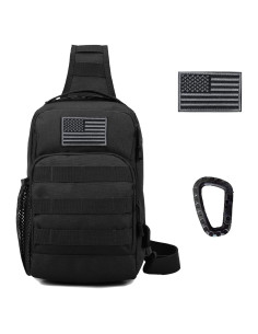 Bolsa Táctica Valinov Un Solo Hombro con USB 33x21cm