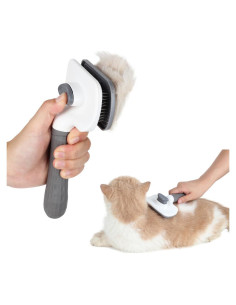 Cepillo Slicker Autolimpiante Lollimeow para Perros y Gatos