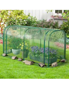 Mini Invernadero Portátil Toolsempire 120x56x61 cm Verde 2