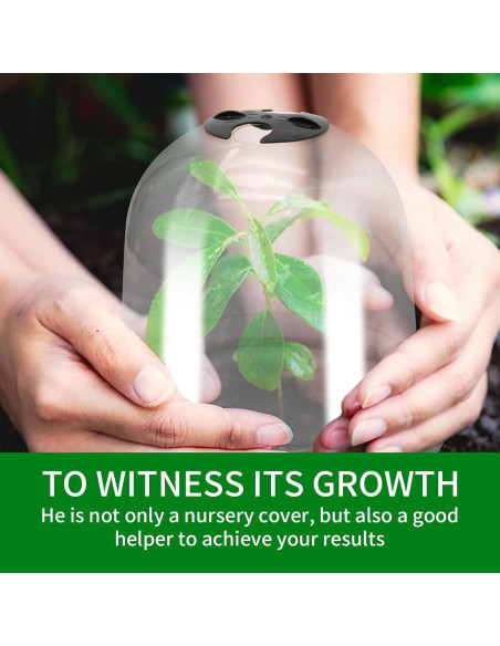 30 Piezas Cubierta Protectora de Plantas Saihisday 19.5 cm