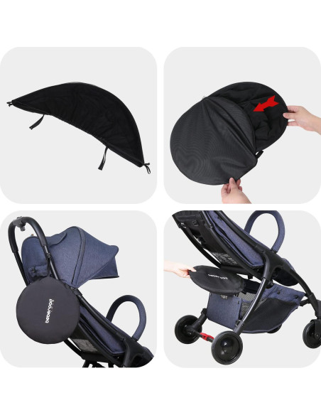 Funda para Cochecito Beberoad Love con Protección UV y Mosquitos