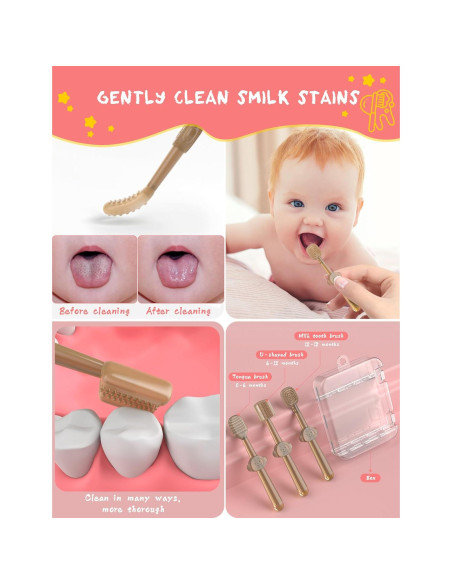 Kit de Cuidado y Aseo para Bebés 18 en 1 Rosa