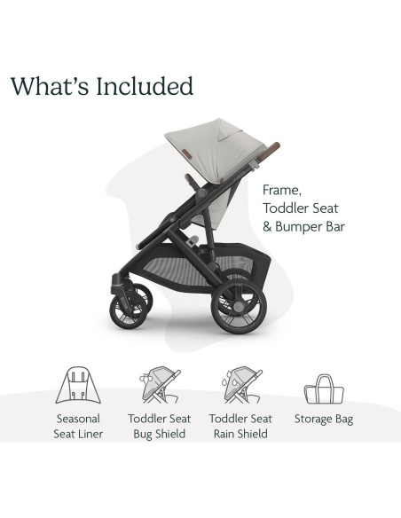 Carrito UPPAbaby Vista V3 Modular - Savannah - Incluye Asiento y Accesorios