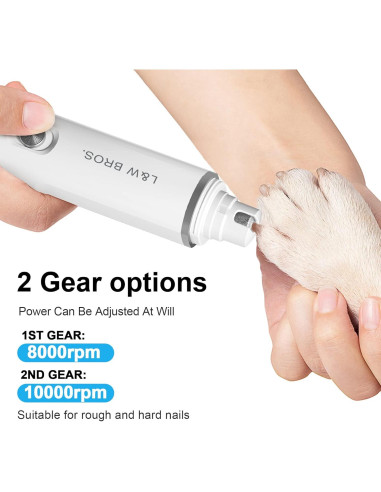 Cortadora de Uñas Eléctrica L&W BROS. para Perros Grandes
