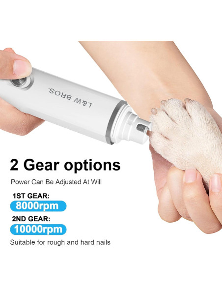 Cortadora de Uñas Eléctrica L&W BROS. para Perros Grandes