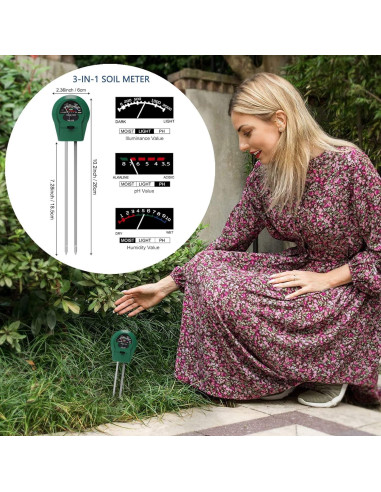 Kit 3 en 1 Medidor de pH, TDS y Humedad CANNABMALL
