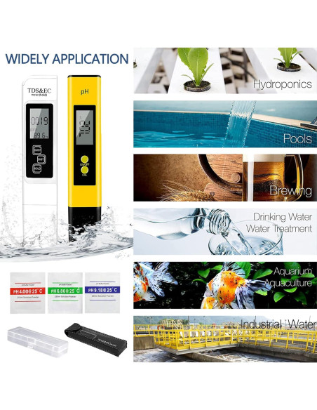 Kit 3 en 1 Medidor de pH, TDS y Humedad CANNABMALL