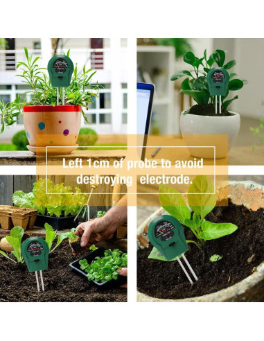 Kit 3 en 1 Medidor de pH, TDS y Humedad CANNABMALL