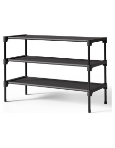 Zapatero Kitsure Mediano Negro Organizador de Calzado