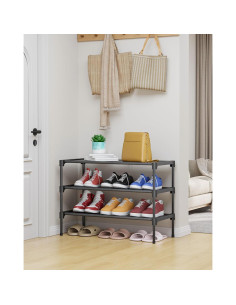 Zapatero Kitsure Mediano Negro Organizador de Calzado 2