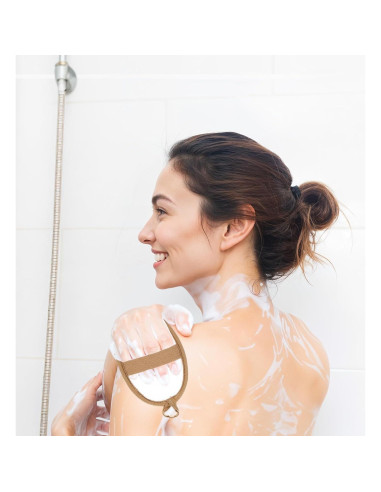 Esponja Exfoliante de Loofah Natural Larrel 2 Pcs 16x11cm