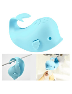 Cubierta de Salida de Agua para Bañera Bebés Ballena Azul