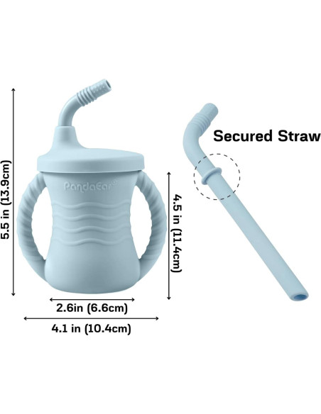 Conjunto de Alimentación para Bebés PandaEar | 9 Piezas de Silicona