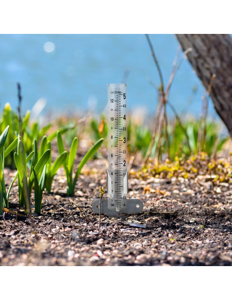 Medidor de Lluvia de Vidrio La Crosse 704-1514 12.7 cm