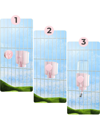 Botella de Agua para Mascotas Mini&moe 500ml Sin Goteo BPA