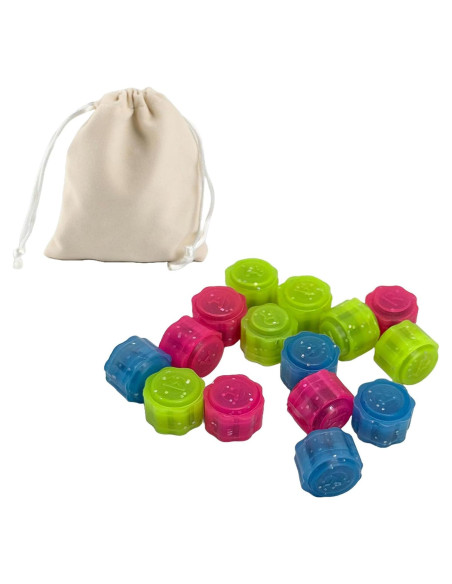 Juego Gonggi Konggi Coreano - 15 Piezas con Bolsa Premium Juego Gonggi Konggi Coreano - 15 Piezas con Bolsa Premium
