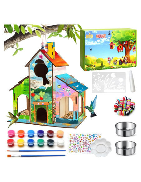 Kit de Alimentador de Aves DIY Col-Pary - Manualidades para Niños