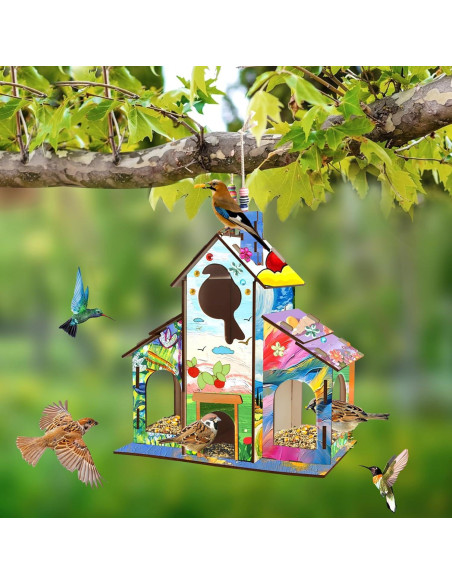 Kit de Alimentador de Aves DIY Col-Pary - Manualidades para Niños