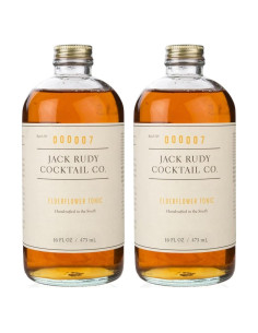 Jarabe de Tónica de Flor de Saúco Jack Rudy 1006ml (Paquete de 2)