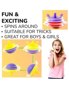 Trompos Giratorios Tippy Entervending - 25 Pcs - 8.9 cm 2