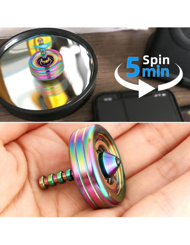 Trompo giratorio Ipoouer 2 en 1 acero inoxidable multicolor