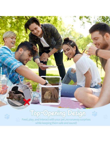 Bolsa de Transporte para Cobaya NOONEAU con Botella Azul Bolsa de Transporte para Cobaya NOONEAU con Botella Azul