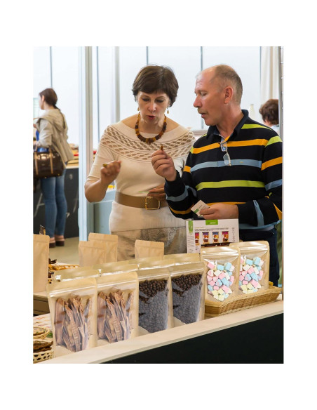 Bolsas de Pie Reutilizables FireKylin 100 Piezas 8.9x14 cm