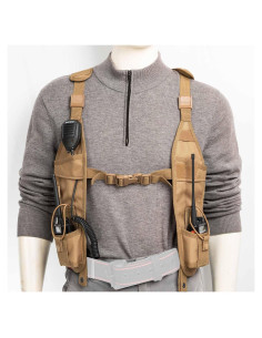 Arnés de Hombro LUITON LT-JKB para Radio Universal Caqui