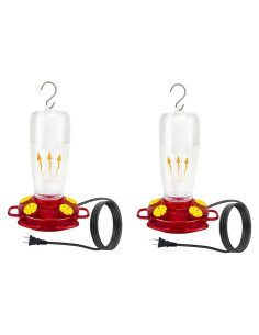 Alimentador de Colibríes Calentado YPSLZY 2 Piezas 425ml