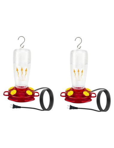 Alimentador de Colibríes Calentado YPSLZY 2 Piezas 425ml